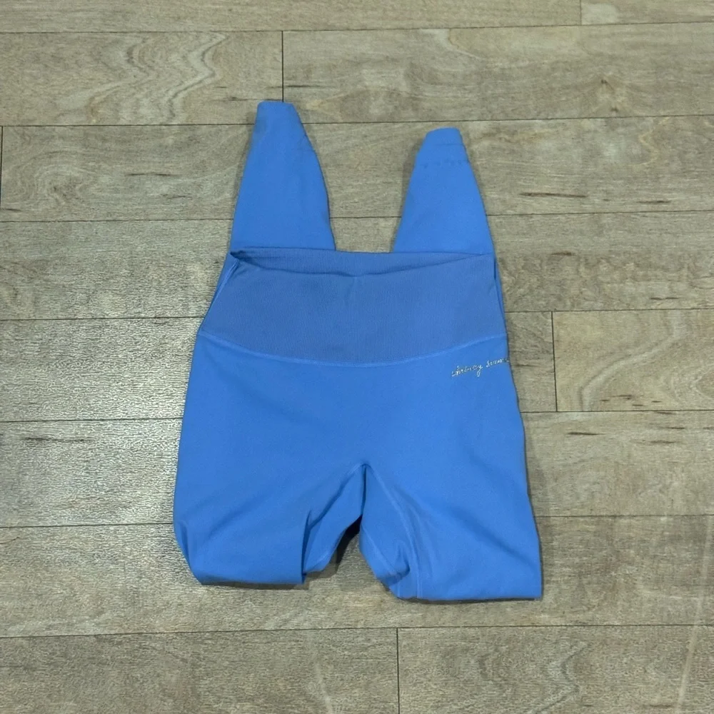 Gymshark Whitney Simmons Blue Leggings Size Small - Picture 1 of 5